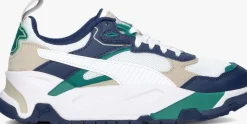 witte puma lage sneakers trinity jr