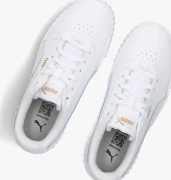 witte puma lage sneakers carina 3.0