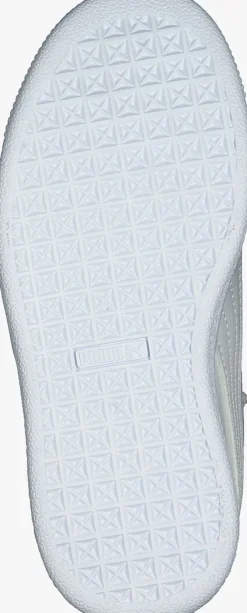 witte puma lage sneakers basket crush patent ac