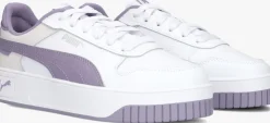 witte puma lage sneakers carina street jr