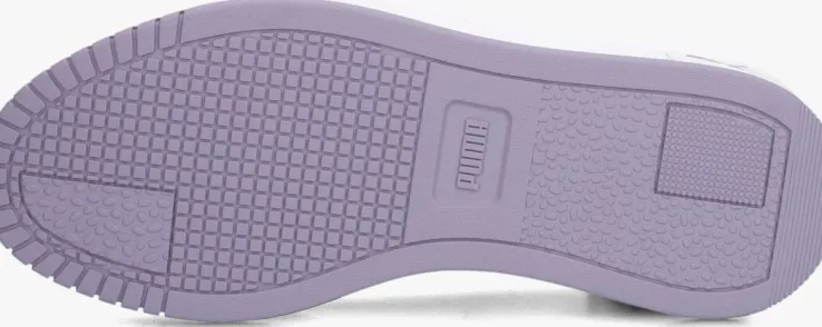 witte puma lage sneakers carina street jr