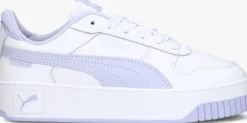 witte puma lage sneakers carina street jr