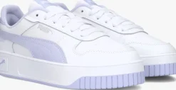 witte puma lage sneakers carina street jr