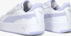witte puma lage sneakers carina street jr