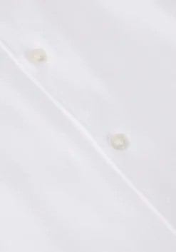 witte pure path casual overhemd pique shortsleeve button up shirt