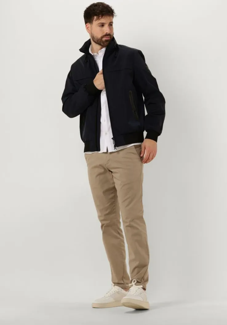 witte pure path casual overhemd pique shortsleeve button up shirt