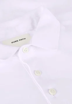 witte pure path polo pure logo polo with chest print