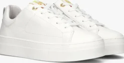 witte red-rag lage sneakers 13360