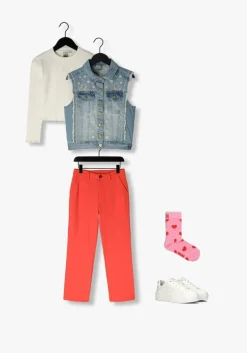 witte red-rag lage sneakers 13360