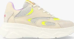 witte red-rag lage sneakers 13298