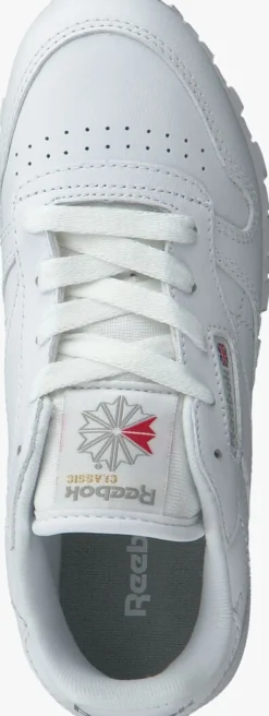 witte reebok lage sneakers classic leather kids