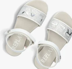 witte replay platte sandalen sandal 5