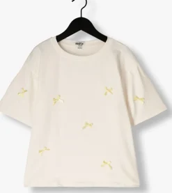 witte salty stitch t-shirt salty strikjes tee