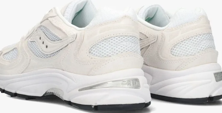 witte saucony lage sneakers grid jazz 9