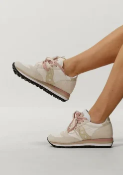 witte saucony lage sneakers jazz triple