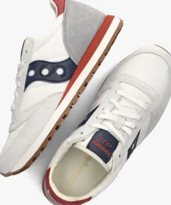witte saucony lage sneakers jazz original m