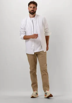 witte scotch & soda casual overhemd oxford solid