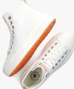 witte scotch & soda hoge sneakers iris