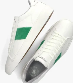 witte scotch & soda lage sneakers plakka 2.0