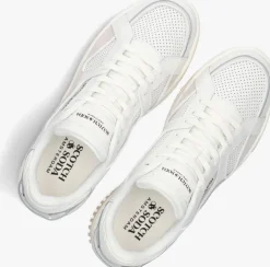 witte scotch & soda lage sneakers new cup