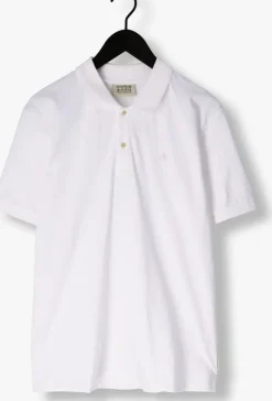 witte scotch & soda polo logo pique polo