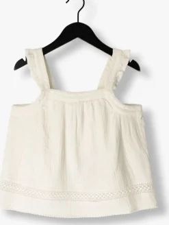 witte scotch & soda top lace detail crinkle cotton tank