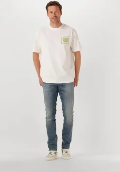 witte scotch & soda t-shirt relaxed-fit washed artwork t-shirt