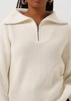 witte selected femme coltrui slfbloomie ls knit half zip