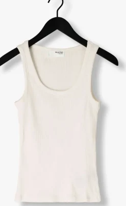 witte selected femme top slfanna u-neck tank top
