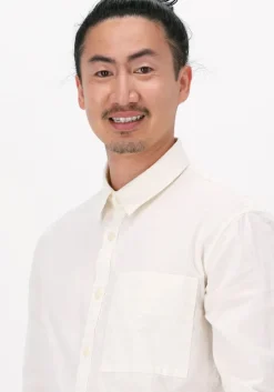 witte selected homme casual overhemd slhregaxel shirt ls seersucker