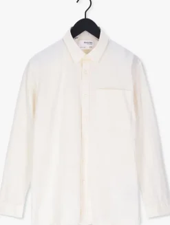witte selected homme casual overhemd slhregaxel shirt ls seersucker