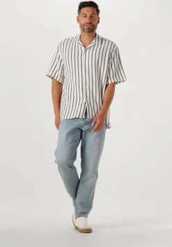 witte selected homme casual overhemd slhrelax-sal shirt ss resort