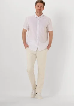 witte selected homme casual overhemd slhreg-sun shirt ss noos