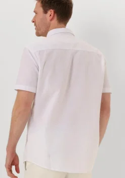 witte selected homme casual overhemd slhreg-sun shirt ss noos