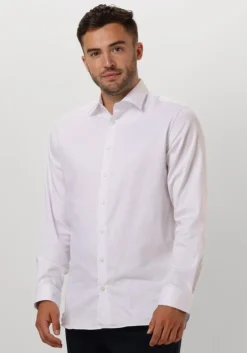 witte selected homme klassiek overhemd slhslim-performance shirt ls noos