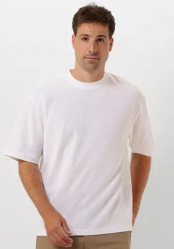 witte selected homme t-shirt slhlooseoscar ss o-neck tee noos