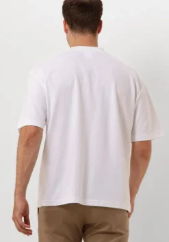 witte selected homme t-shirt slhlooseoscar ss o-neck tee noos