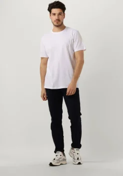 witte selected homme t-shirt slhaspen ss o-neck tee noos
