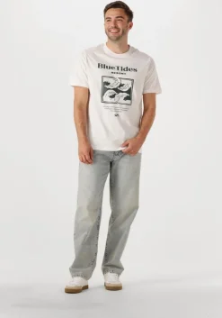 witte shiwi t-shirt men liam regular t-shirt blue tides