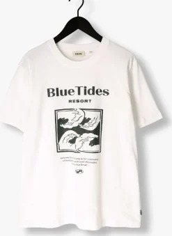 witte shiwi t-shirt men liam regular t-shirt blue tides