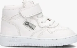 witte shoesme hoge sneakers bn24s008