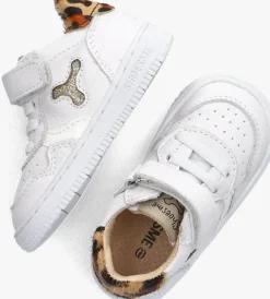 witte shoesme lage sneakers bn24s012