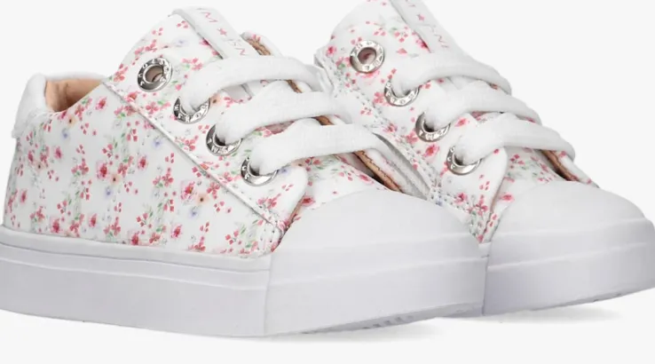 witte shoesme lage sneakers sh22s002