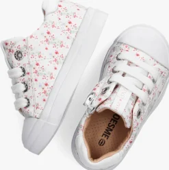 witte shoesme lage sneakers sh22s002