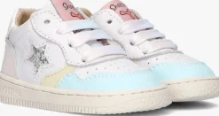 witte shoesme lage sneakers bn24s014