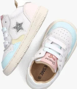 witte shoesme lage sneakers bn24s014