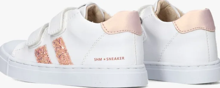 witte shoesme lage sneakers sh25s005 g