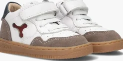 witte shoesme lage sneakers bn24s012