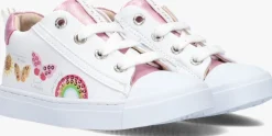 witte shoesme lage sneakers sh24s003
