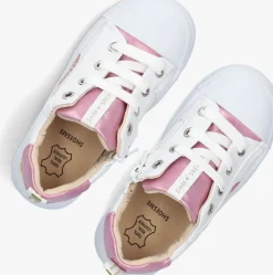 witte shoesme lage sneakers sh24s003